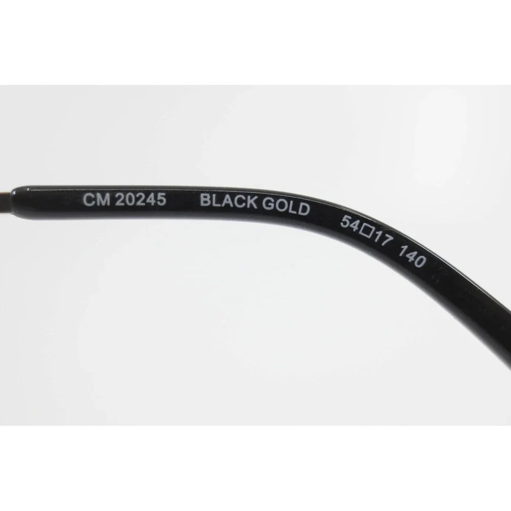 Chelsea Morgan CM 20245 Black Gold Geometric Butterfly Eyeglasses Frames